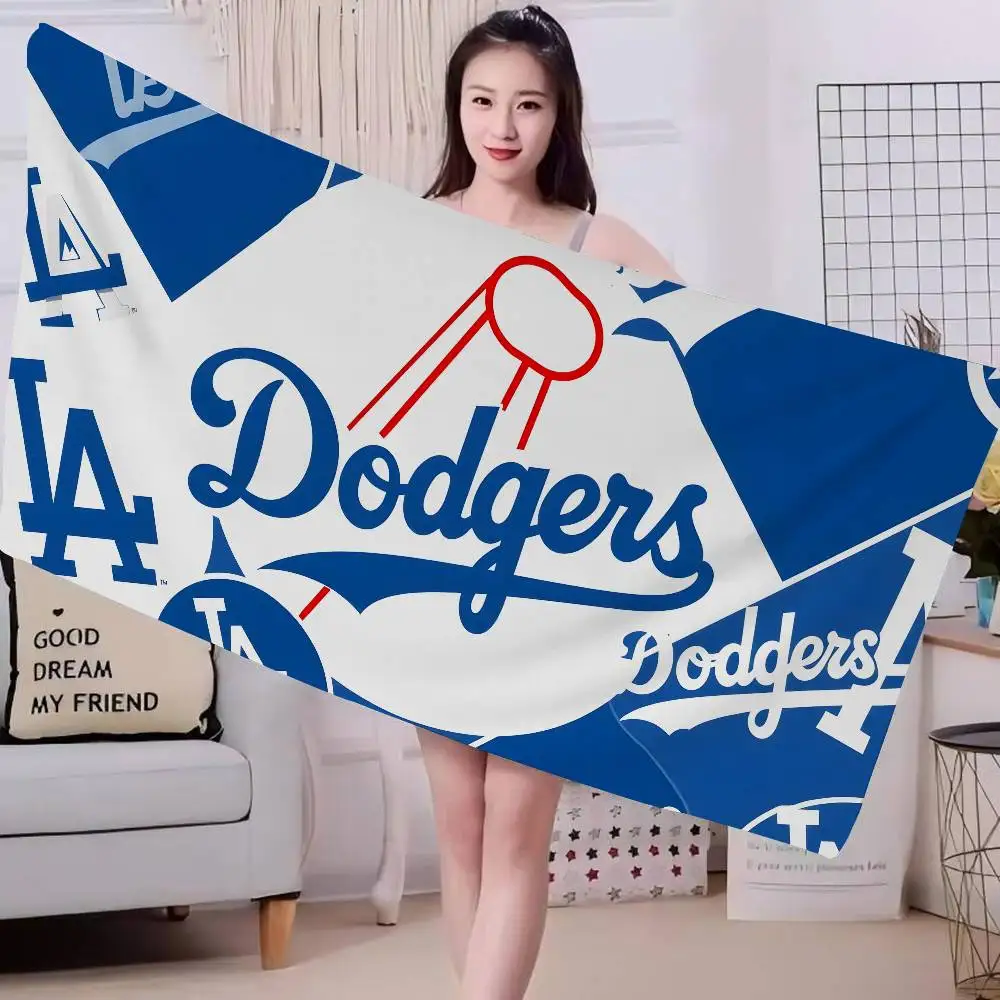 Toalhas de praia grandes de microfibra Los Angeles D-Dodgers, toalha de secagem rápida, toalhas de praia para areia, toalha de piscina para viagens, natação, ioga