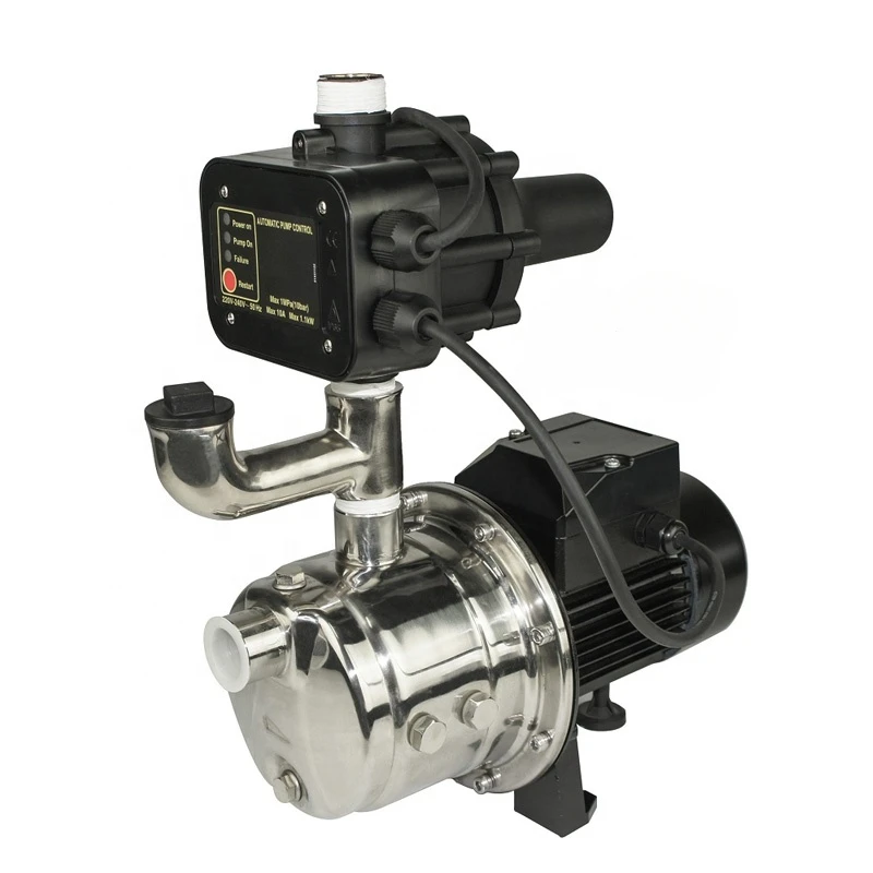 Maintains and Increases Municipal Water Pressure Stainless steel Automatic Booster Pump