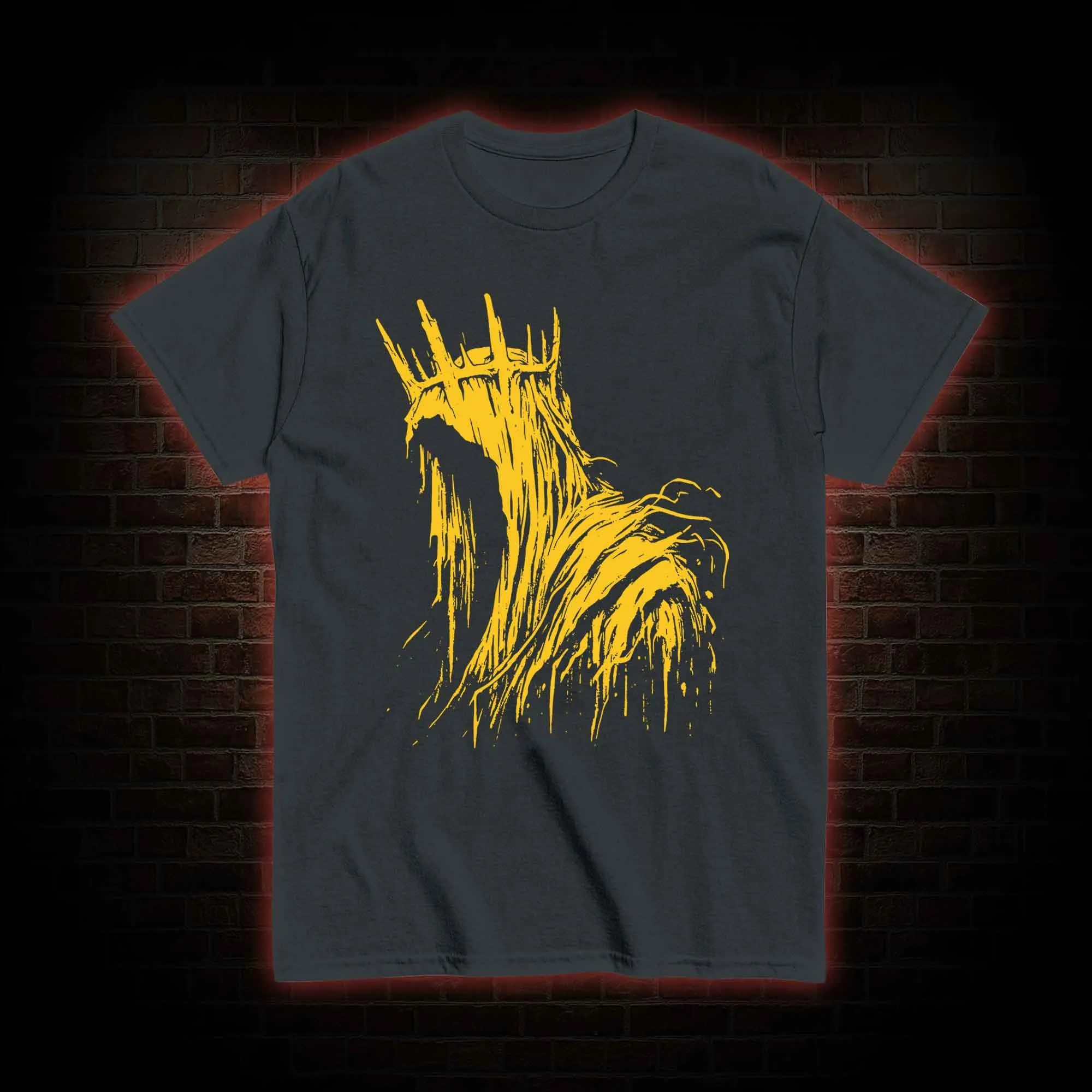 The King in Yellow Cthulhu T-shirt Vintage Fashion Short Sleeve Hip Pop Crew Neck T Shirts Casual Loose Streetwear Tees Unisex