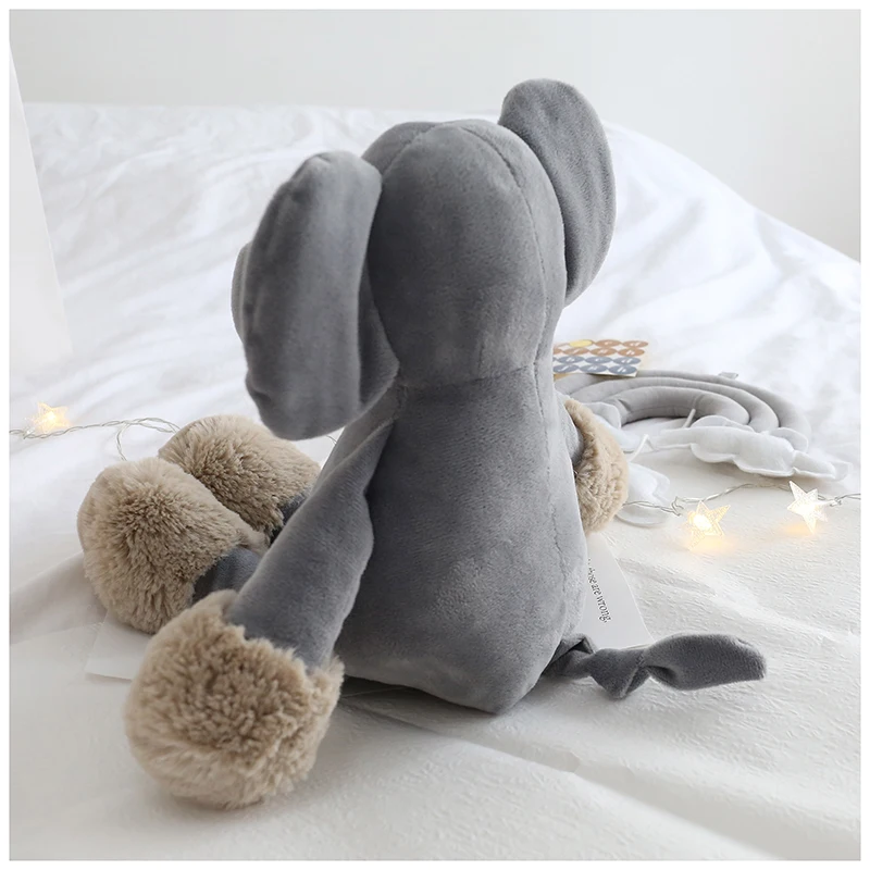 Soft Stuffed Plush Animals Toys Dolls Grey Elephant Hippos Children Gift Home Decor Kawaii Baby Kids Toy