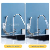 Kitchen Faucet Deck Mounted Mixer Tap 360 Degree Rotation Stream Sprayer Nozzle Kitchen Sink shower head With spray gun 2025 New