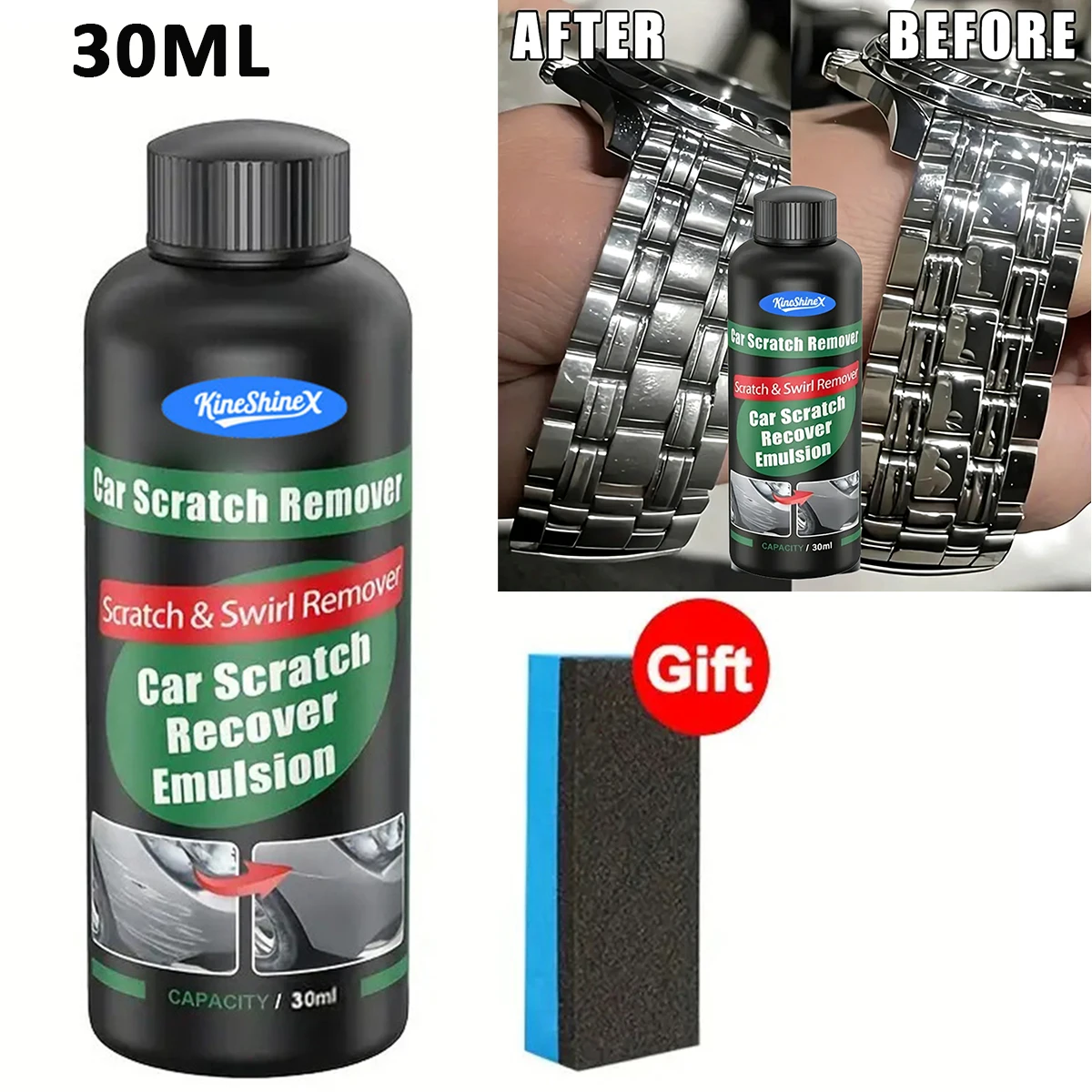 Uhrenreiniger Auto-Kratzerentferner Lackpflege-Werkzeuge Wirbelkratzer-Reparatur Poliermittel Auto-Karosserie Schleifpaste Anti-Kratzer-Wachs