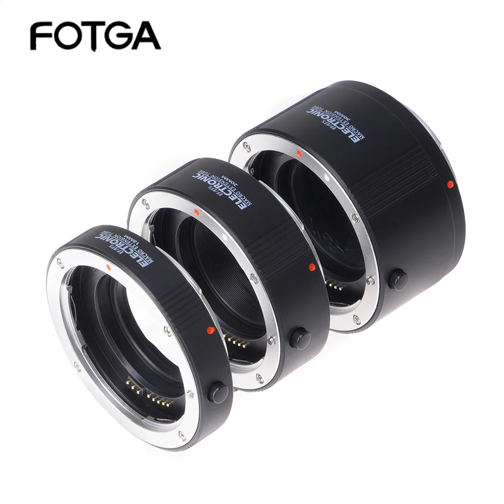 FOTGA Macro AF Auto Focus Automatic Extension Tube Set DG for Kenko CANON EF EF-S Lens