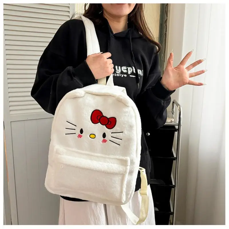 

Милый рюкзак Sanrios Kuromi My Melody Hello Kitties Cinnamoroll, школьный рюкзак большой емкости, детский рюкзак, праздничные подарки