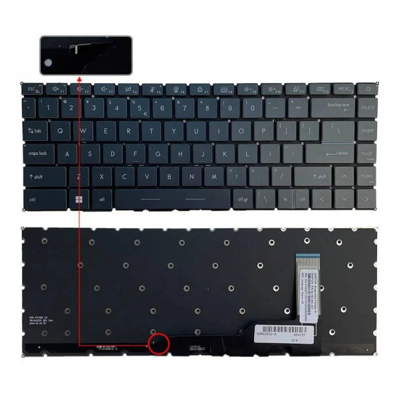 Ag+ For MSI Prestige 14 Modern 15 MS-14D3 14D2 14D1 14DK 1551 Laptop Keyboard