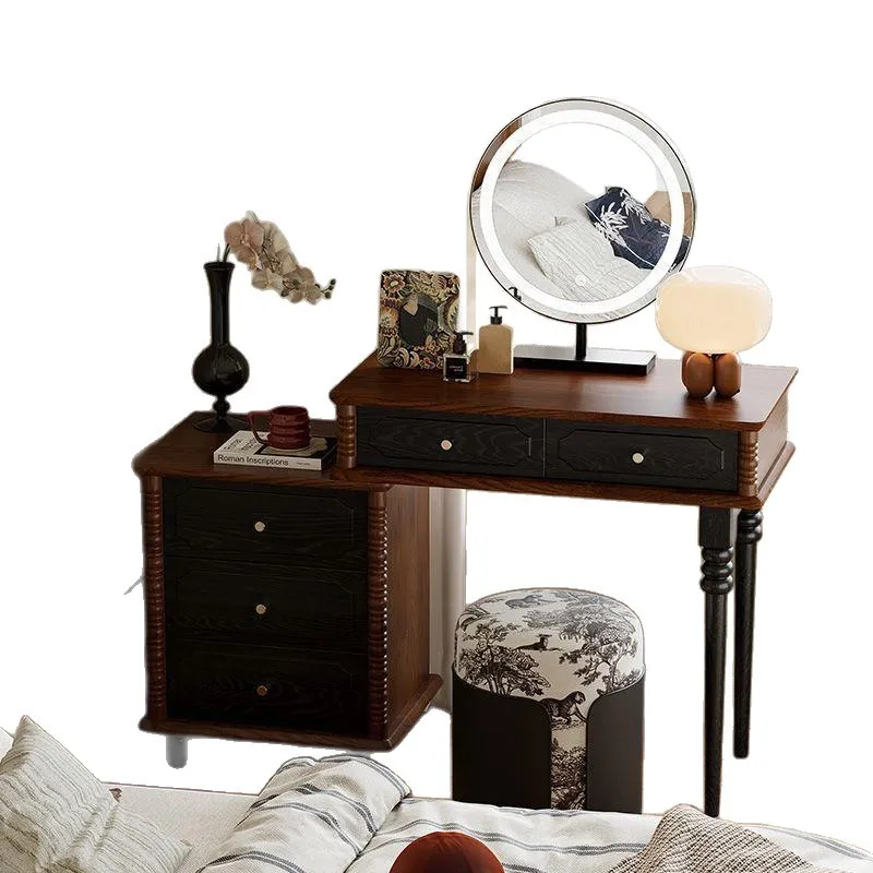 CX pure solid wood home dresser medium and antique small makeup table