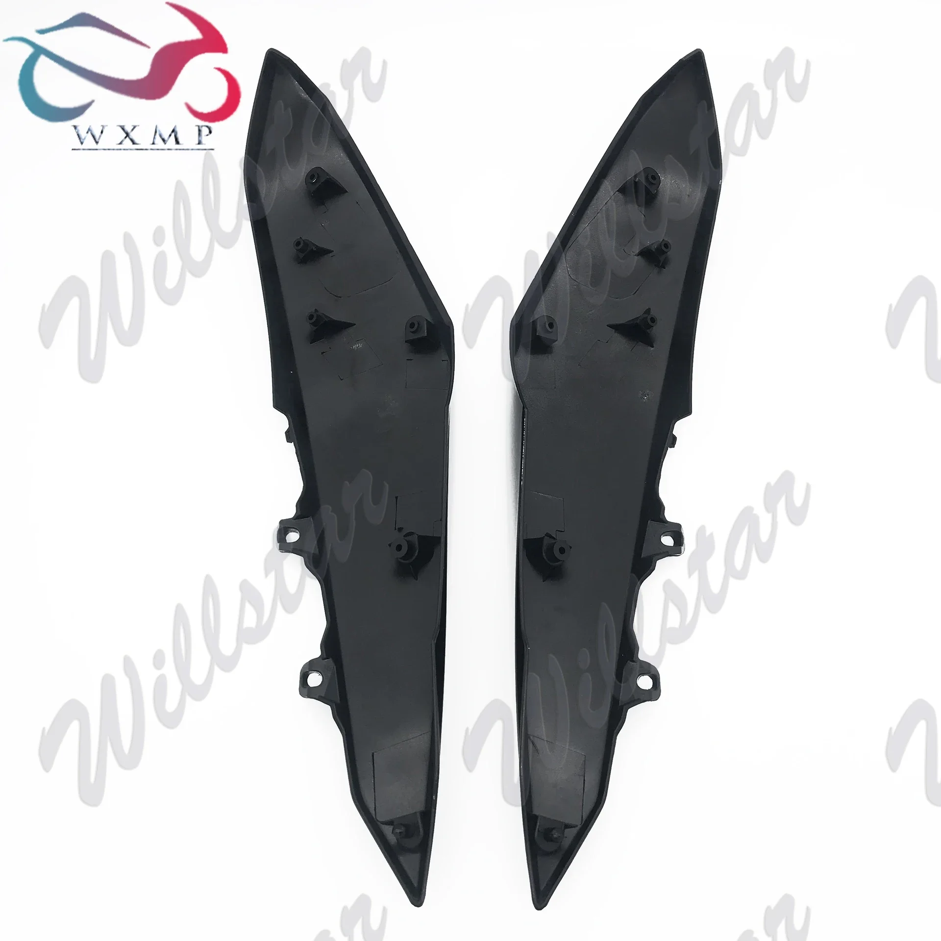 لوحة جانبية لخزان المياه العلوي الأمامي باللون الأسود اللامع لـ Kawasaki Z1000 2010-2013 2011 2012