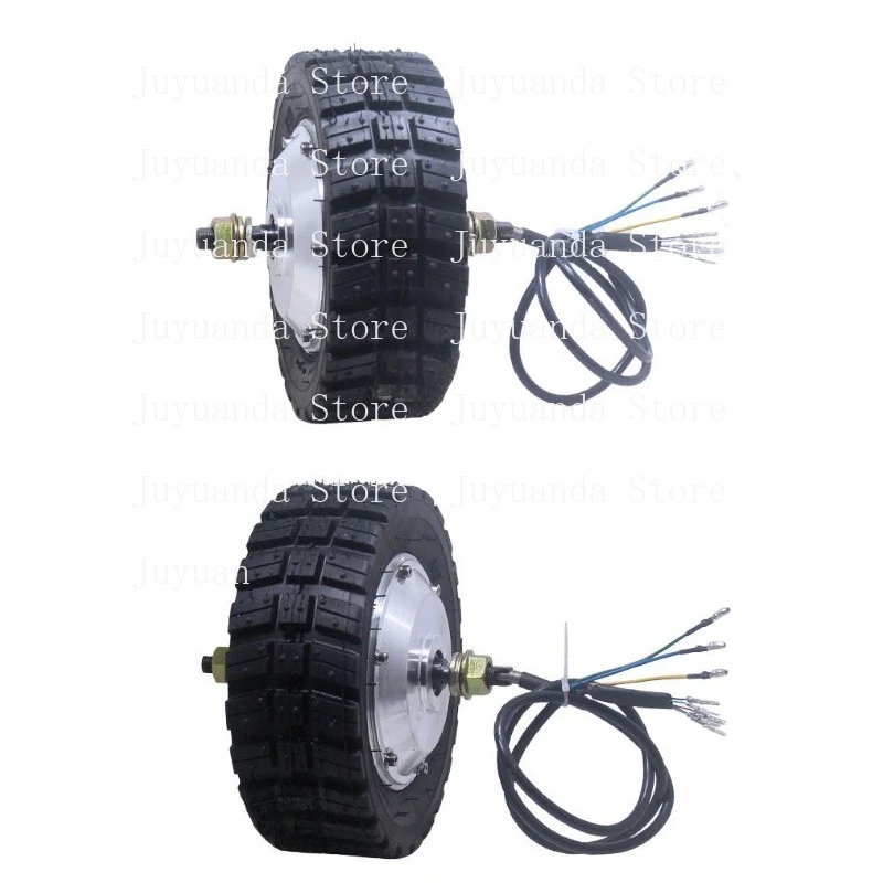 24V DC brushless gear wheel motor 8 inches, low speed, high torque, robot, tableware, tools, track, electric vehicle