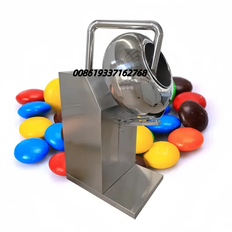 Peanut Chocolate Bean Sugar Coating Machine Peanut Almond Nuts Peanut Panning and Mixing Machine Low Price