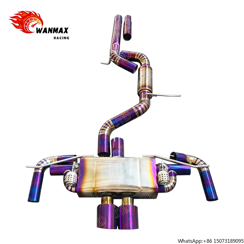 

Высокопроизводительная выхлопная система Catback из титана для A3 1.8L 2015 года с электронным управлением клапанами и пультом ДУ для оптимальной работы автомобиля