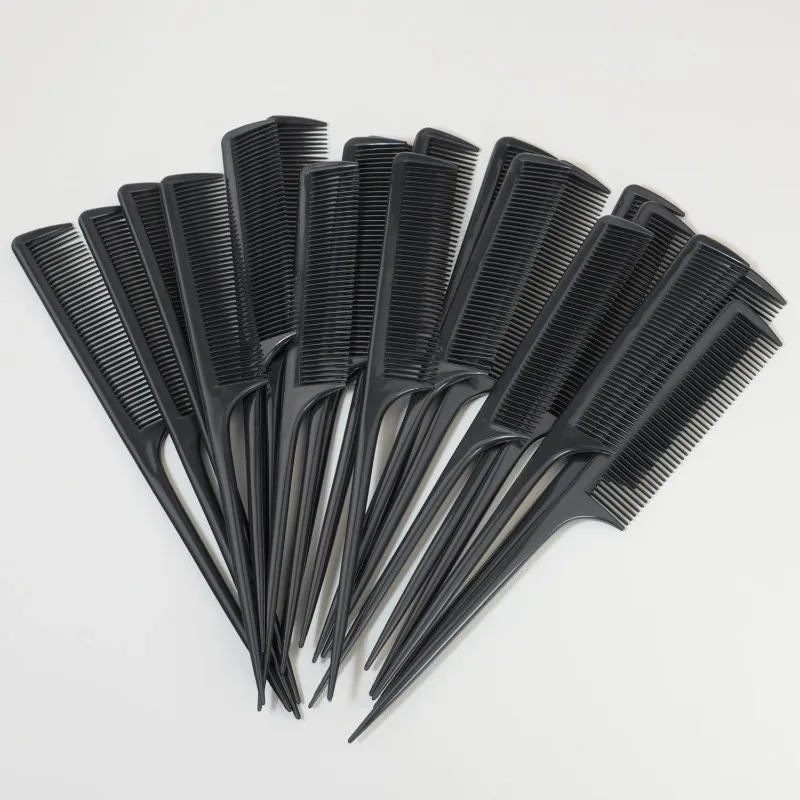Anti Static Pointed Tail Hair Styling Comb Professional Hair Dye Brush Tool For Real Human Hair Wig Making
