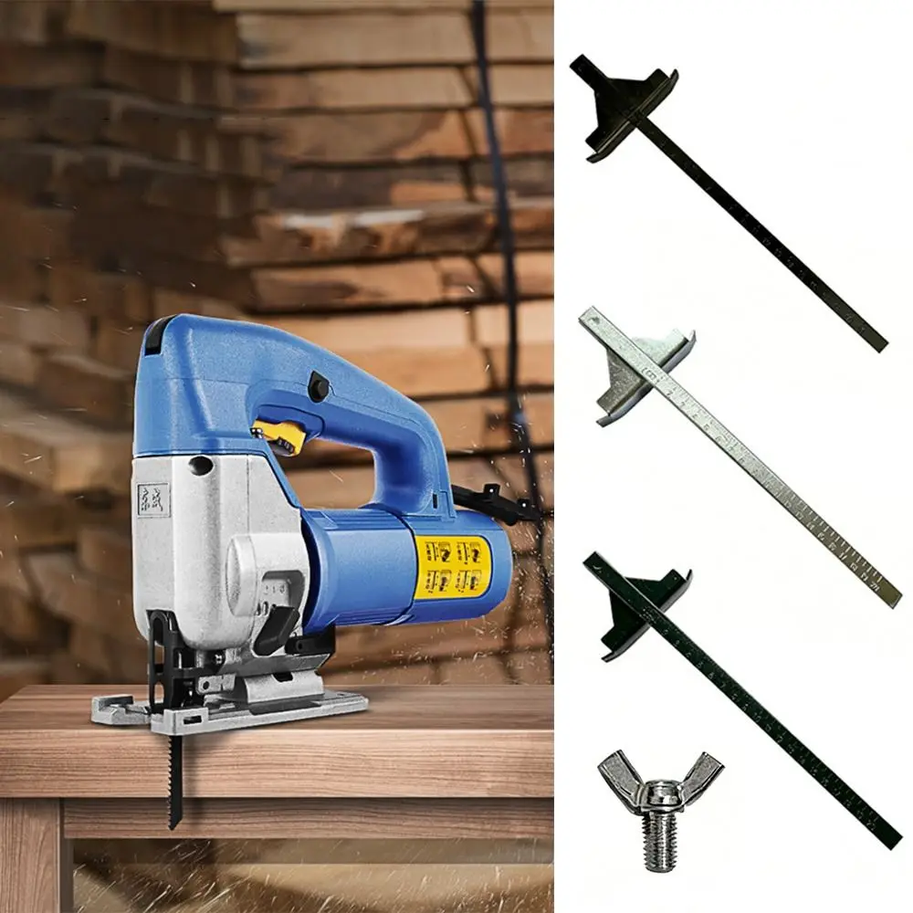 With Scale Circular Saw Guide Straight Edge Stainless Steel Positioning Calipers Universal Power Tool Guide Woodworking