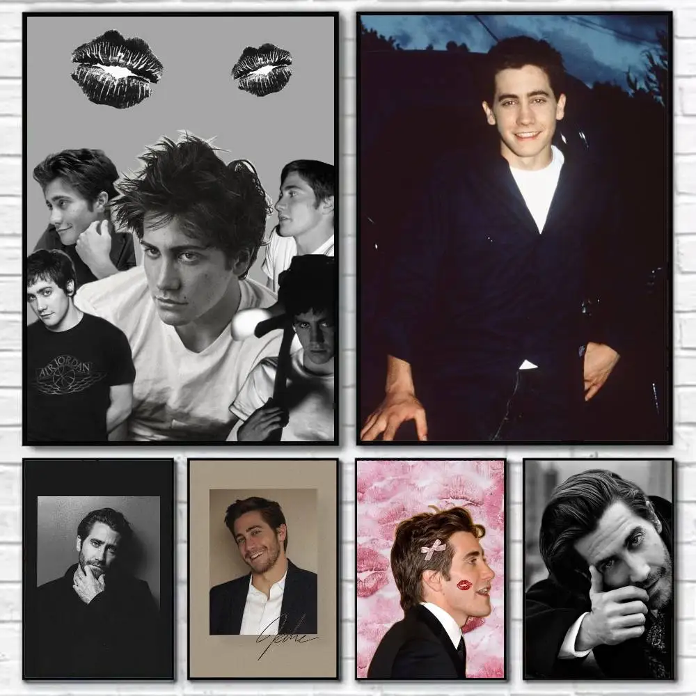 

J-Jake G-Gyllenhaal Poster Self-adhesive Art Waterproof Paper Sticker Coffee House Bar Room Wall Decor