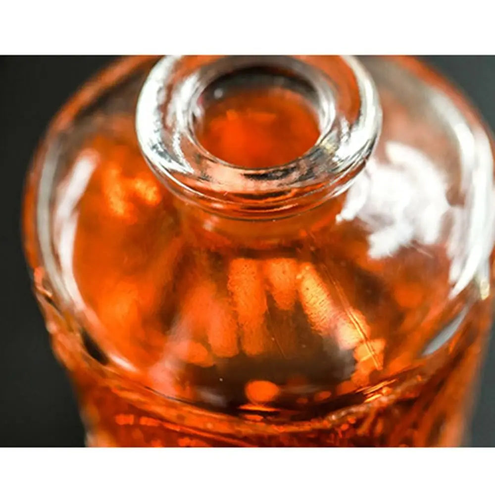 Exquisite Vintage-Flasche mit Bitters, luxuriöses Glas über Barkeeper-Flasche, klare Multifunktions-Bitterspender-Flasche, Barzubehör