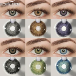 EYESHARE Color Contact Lenses for Eyes 2pcs PATTAYA Blue Green Colored Lenses Beautiful Pupil Yearly Makeup Cosmetic ContactLens