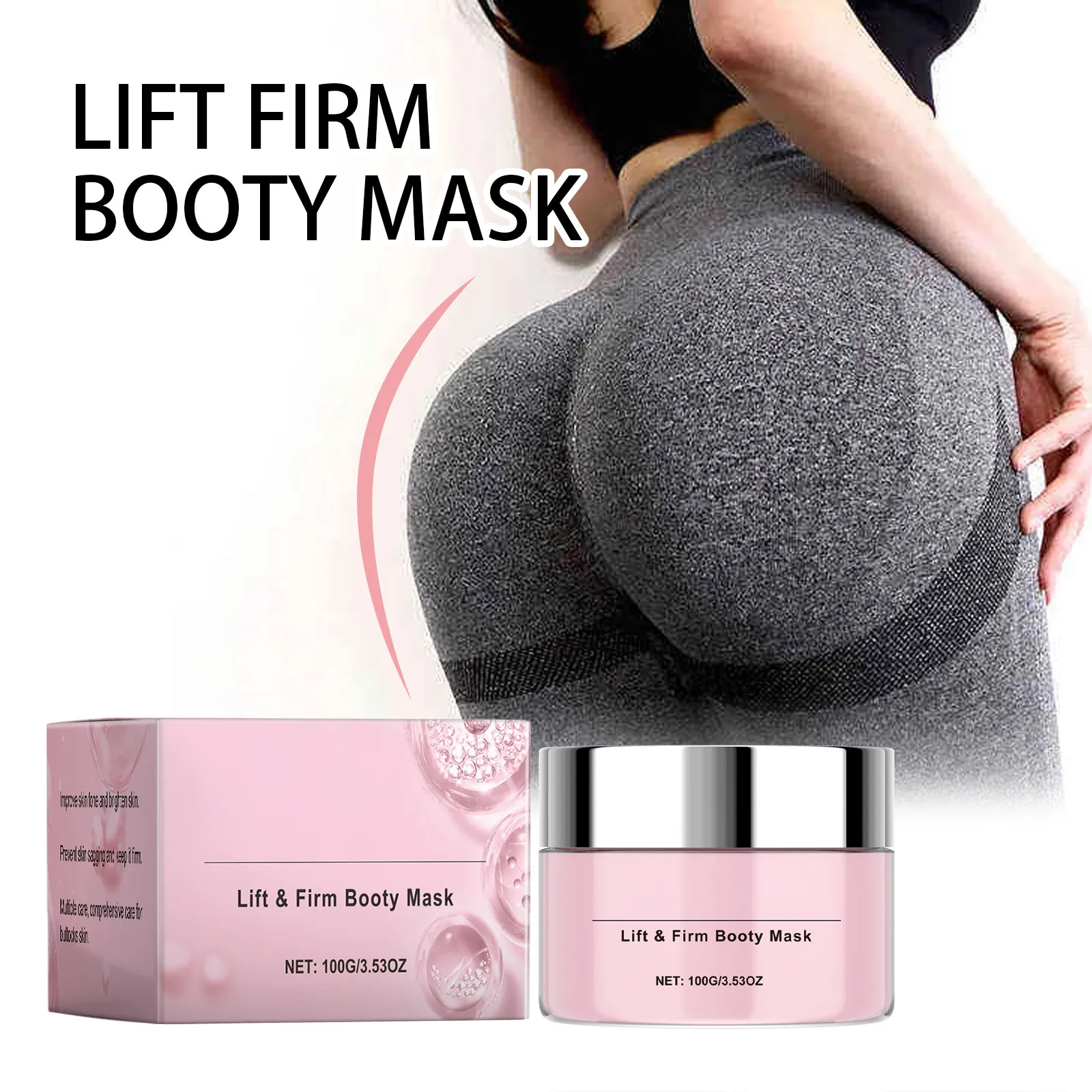 Lift Firm Booty Mask,Line Lightening Cream,Lifting Firming Cream,improve Buttocks Skin,Deeply Moisturize The Skin,Effectively