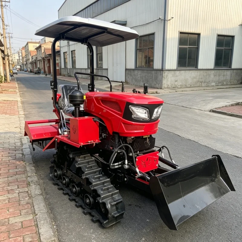 Customized Hot-selling Mini Crawler Rotary Tiller, CE Certified, Full-scenario Cultivator, Popular Farm Tillage Equipment