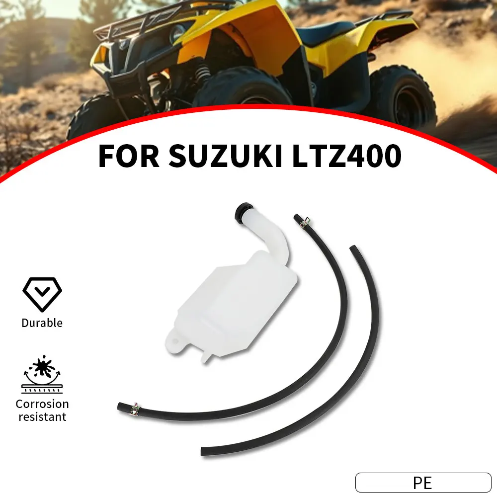 Motorcycle Accessories Radiator Tank Radiator Kettle Water Coolant Bottle For Suzuki LTZ400 LTZ 400 Polypropylene ATV