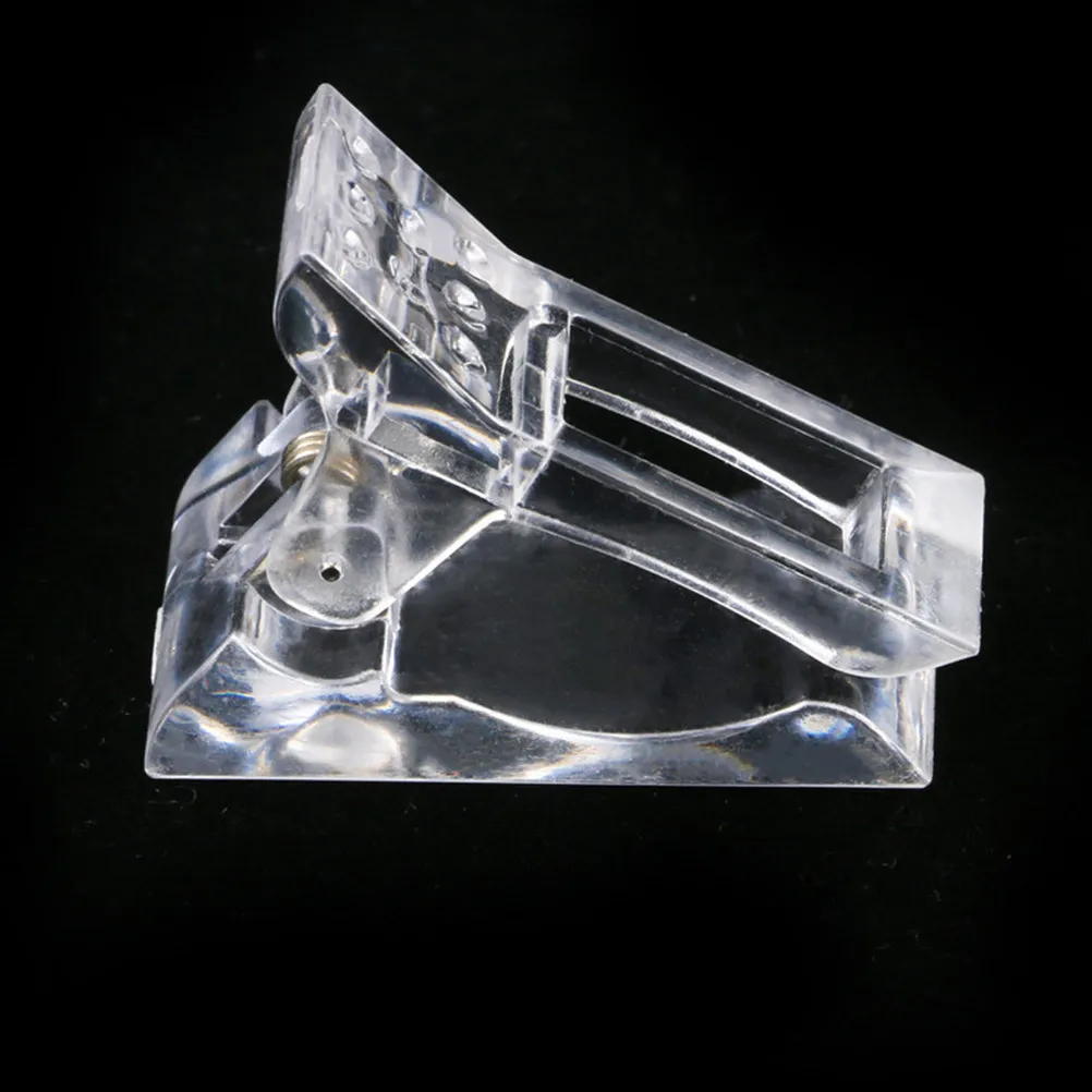 

30 шт. пластиковых фиксирующих клипс для наращивания ногтей, легкие и прочные зажимы для маникюра, аксессуар для нейл-арта