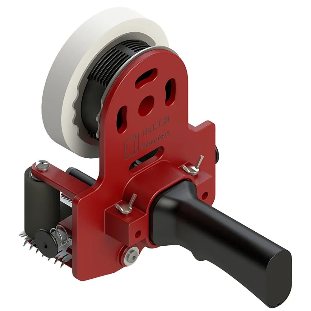 Mesin Perekat Kertas Bertekstur dengan Dispenser Pita Sudut, Mesin Perekat Stiker Cat Semprot, Pita Penutup Sambungan, Alat Penanda Panduan Linier