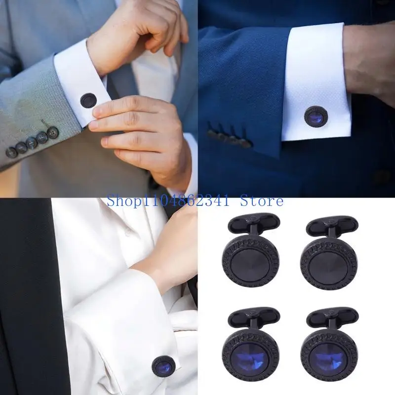 5asd Tuxedo Cufflinks สำหรับชายเสื้อ Studs สำหรับงานแต่งงานเจ้าบ่าวของขวัญชุดอุปกรณ์เสริมสำหรับชายพ่อ