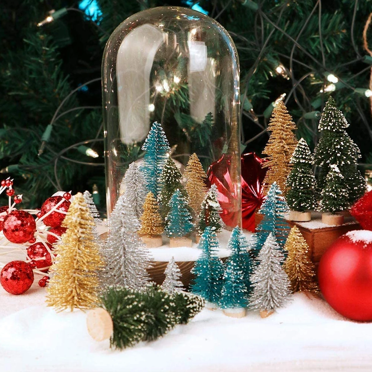 

Modern Christmas Decor Tree Decoration Centerpieces DIY Accessory Ornament Adornment for Dining Table