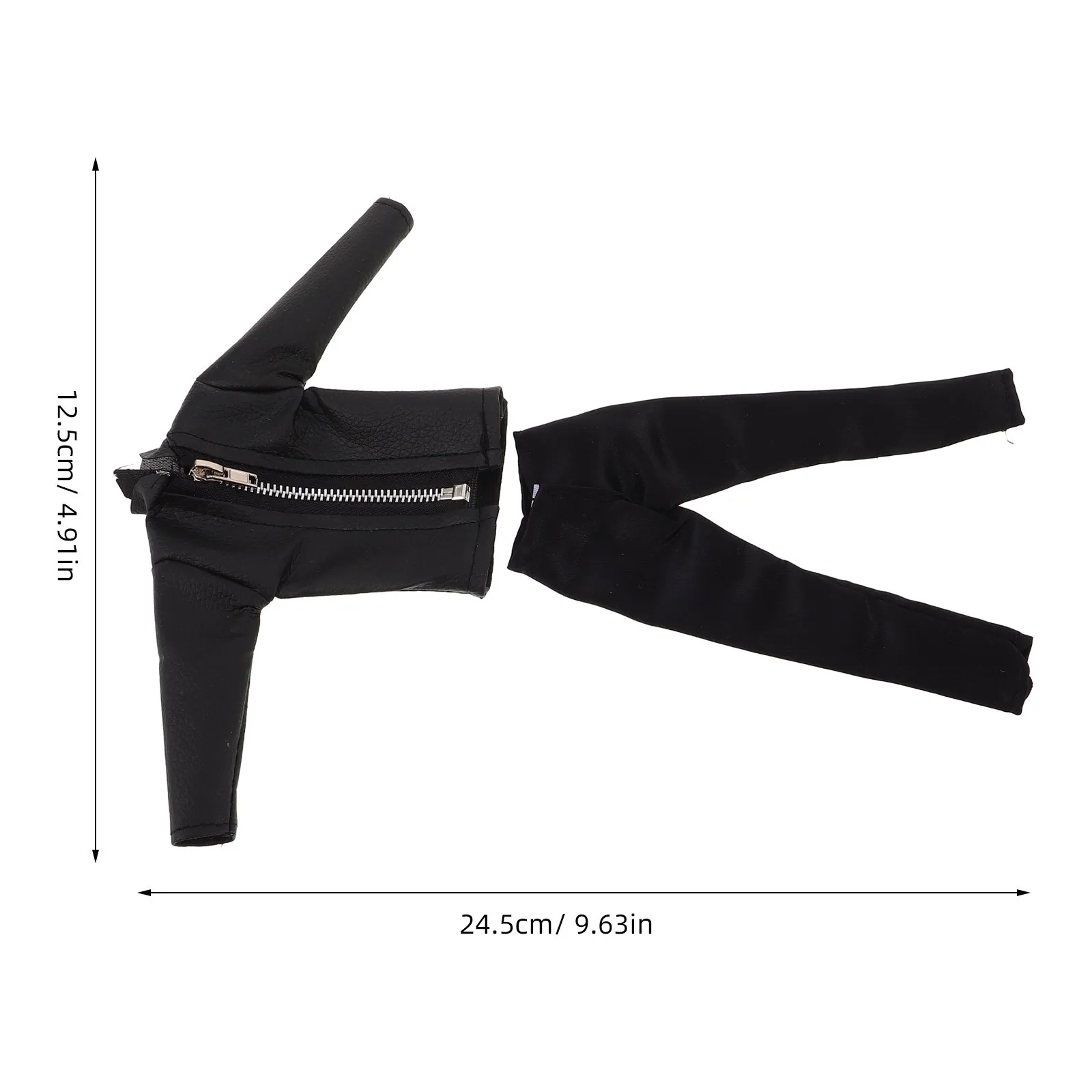 1 set 1 Set Kleding 30 Cm Pu Jas Broek Bruidegom Figuur Actie Outfit Pak Voor Jongen Mode Dress Up rollenspel Outfit Accessoires