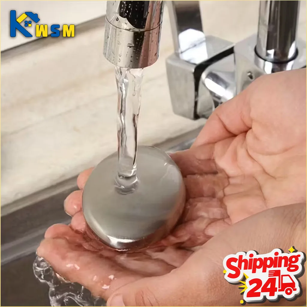 1-10 قطعة الفولاذ المقاوم للصدأ إزالة الرائحة الصابون شكل بيضاوي غسل اليد بار ل الثوم الأسماك البصل رائحة مزيل