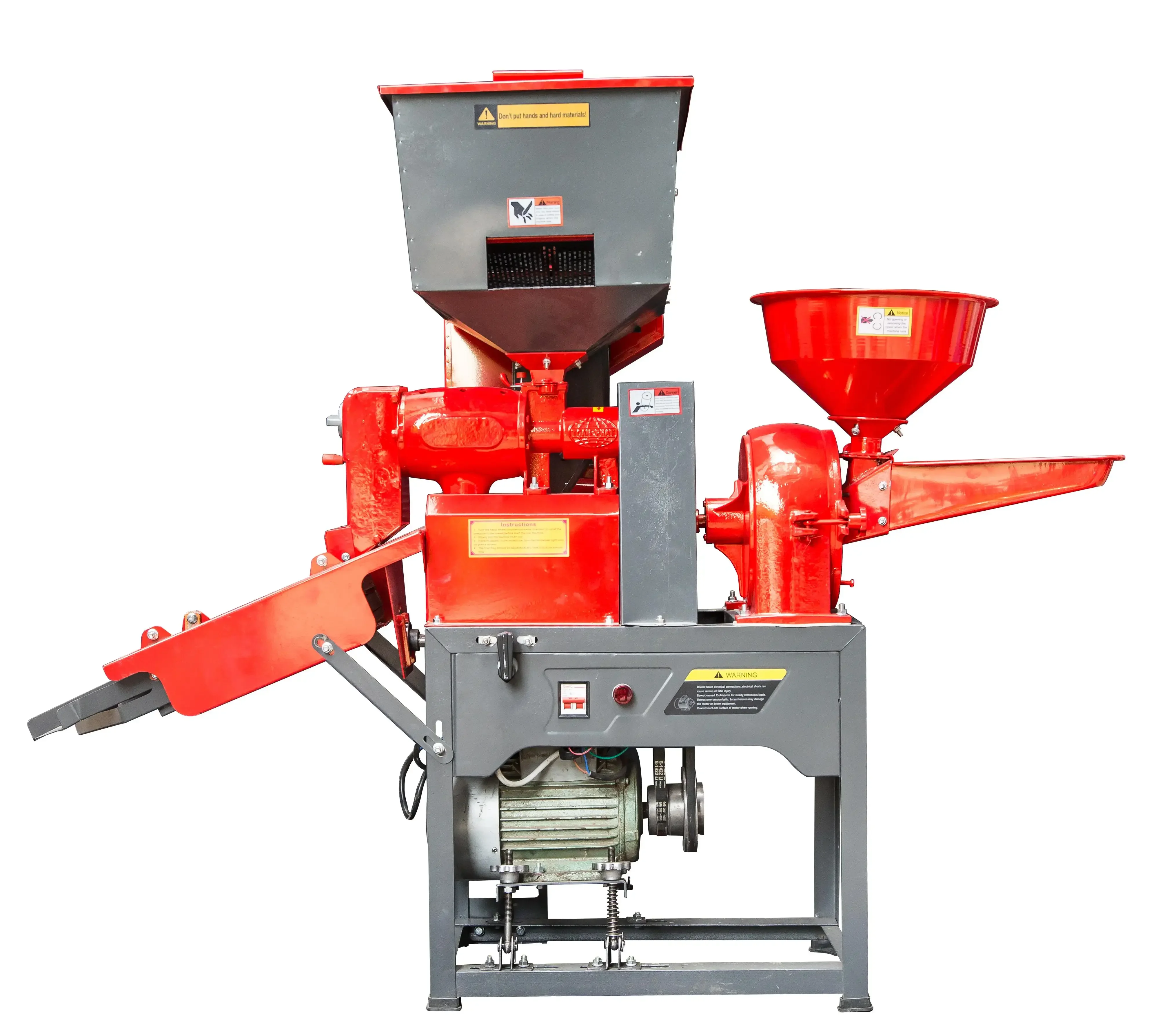 WEIYAN 6NF-4DVS Full Auto 6 in 1 Mini Rice Mill Machine with Paddy Screen Vibrating Screen Home Use