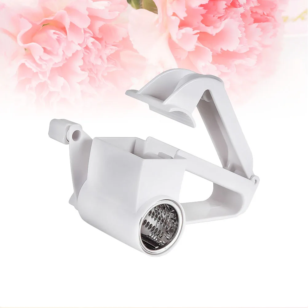 

Plastic Rotary Cheese Grater Multi Functional Shredder for Hard Cheese Chocolate Nuts Fruits Vegetables Dishwasher Safe Easy