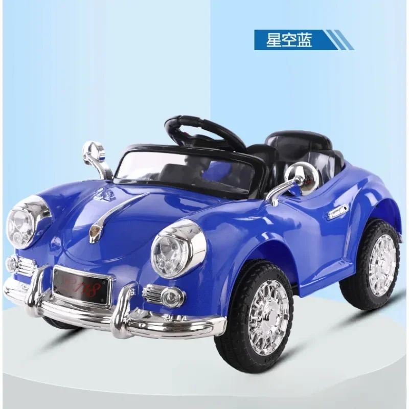 Children's electric car can sit on people, baby electric toy car, baby swing dual-wheel drive four-wheeled car with remote contr