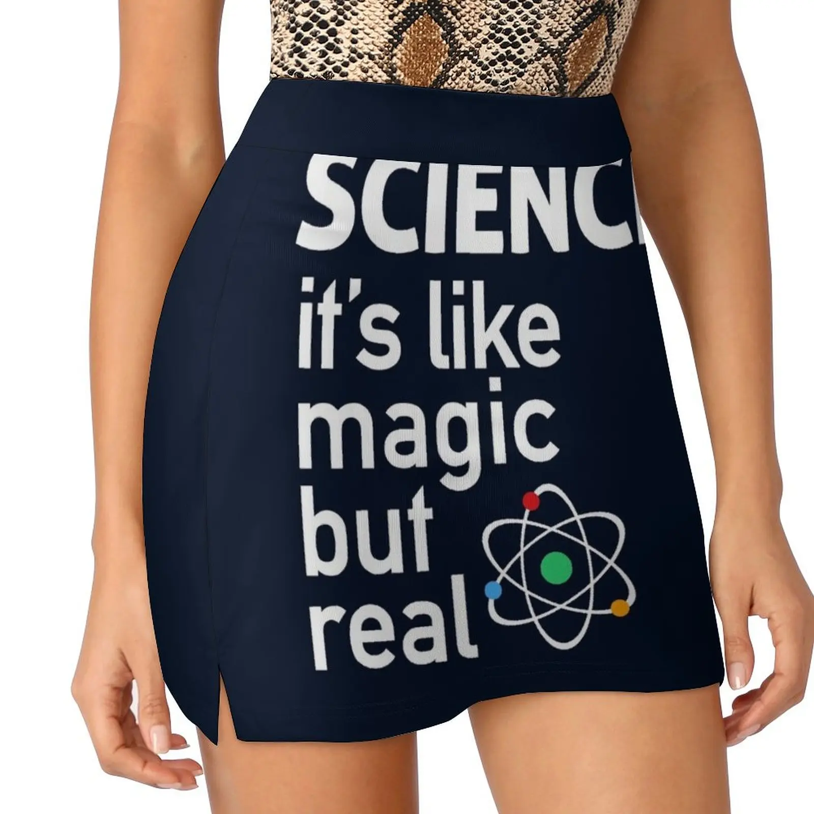 SCIENCE: It's Like Magic, But Real Mini Skirt skirts for women Women's dress