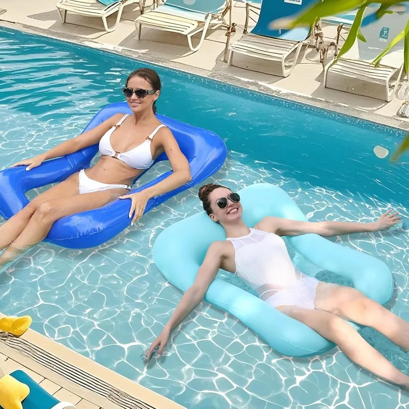 

Inflatable Swim Ring Set for Kids & Adults - 2 Pack Durable Pool Floats, Fun Beach Toys for Summer, Easy to Inflate, Bright Colo