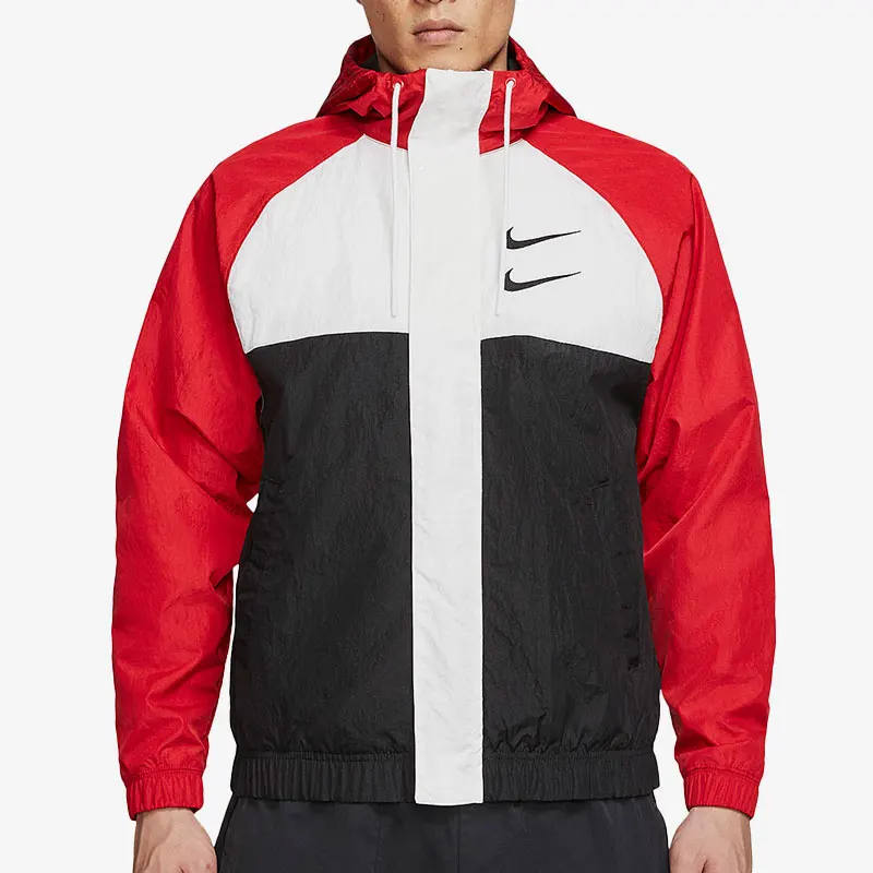 Nike genuine summer men's printed hooded comfortable sports and leisure jacket CJ4889-657