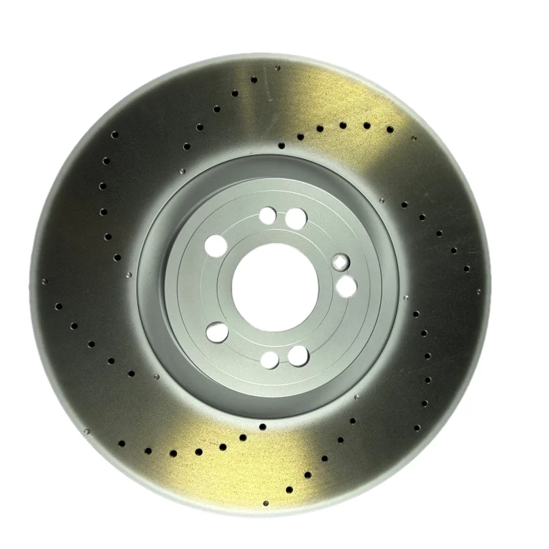 Brake Disc Front Axle A1674211001  Premium Rotor Drilled 375mm for Ben z Auto Brake Discs System