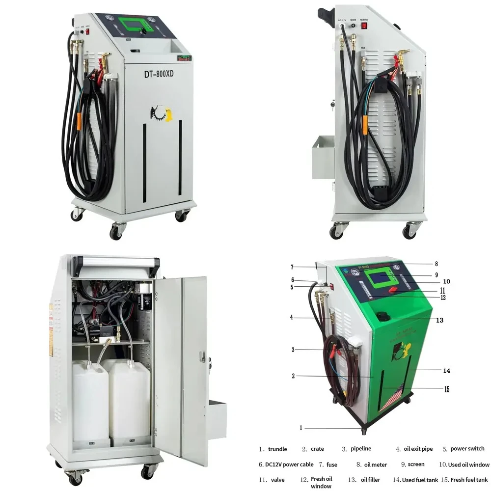 2026 Automatic Wave Tank Oil Cleaner and Fluid Changer Machine for Auto Transmission Maintenance for DT-800XD for Car Service