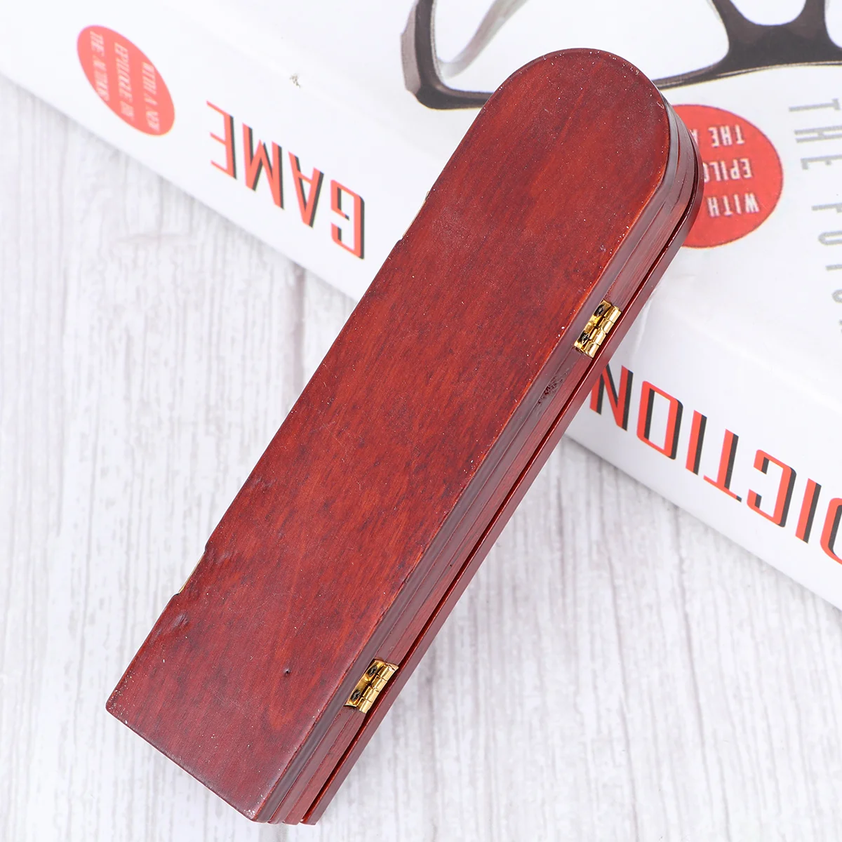 Open The Door Dolls House Furniture Desktop Retro Screen Bamboo Oriental Lacquerware Model Mini
