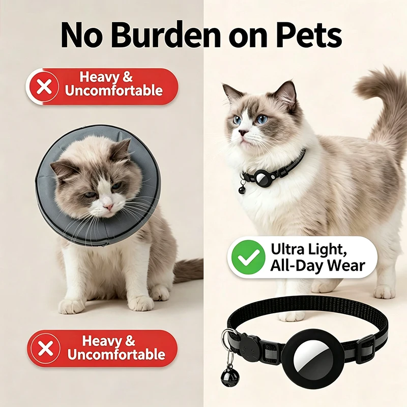 Mini GPS Tracker System Find My App Air Tag Smart Bluetooth Locator Child Finder Bag Anti-Loss Pet Collar With Tracker