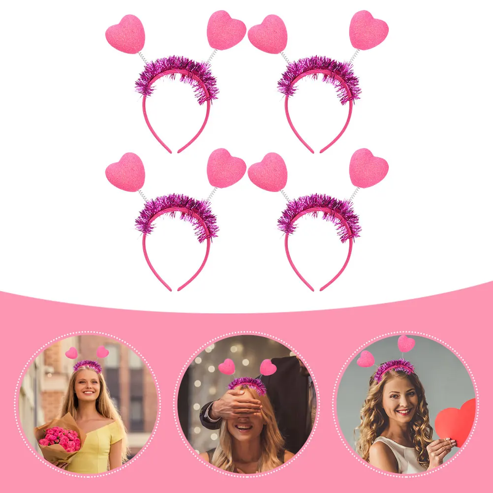 

Plastic Love Hairb Valentine Heart Headb Heart Headb Cupid Girls Hairb Party Accessories Hairstyle Tool