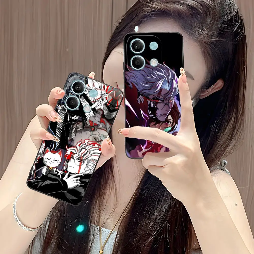 

Чехол для мобильного телефона Dandadan Okarun для POCO M6 M5 M4 M3 X7 X6 X5 X4 X3 F6 F5 F4 Pro GT 5G с цветной печатью, защитный роскошный чехол