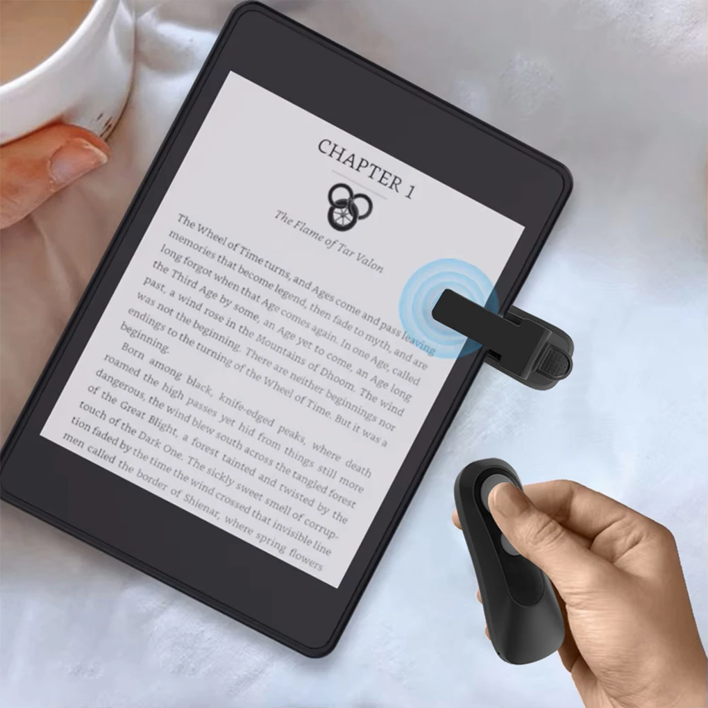 Remote Control Page Turner for Kindle Paperwhite Oasis Kobo eReaders Camera Video Recording Page Turner Clicker Reading Novels