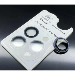 3-2Pcs Camera Lens Protector For IPhone 16 13 14 15 Pro Max 12 Mini Metal Ring Protector Glass Camera Lens For IPhone 14 15 Plus