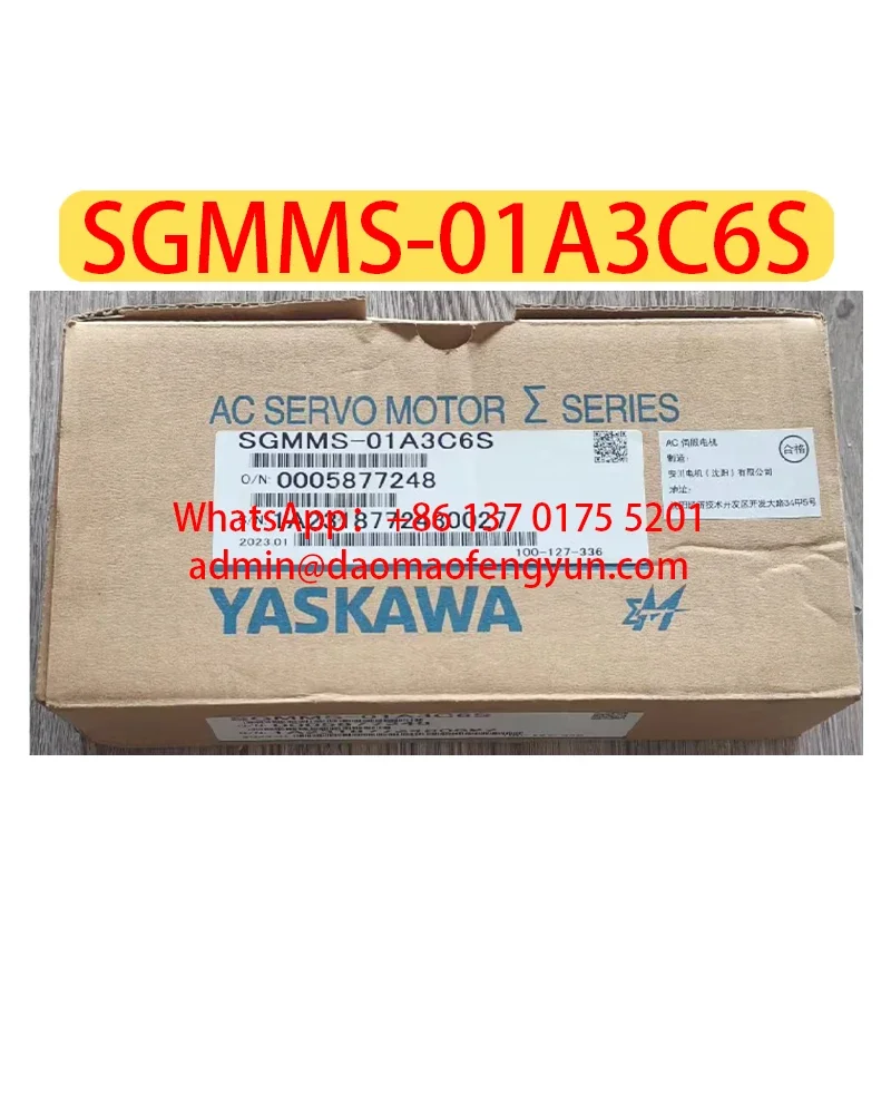 

SGMMS-01A3C6S Brand New Servo Motor SGMMS 01A3C6S，Fast shipping