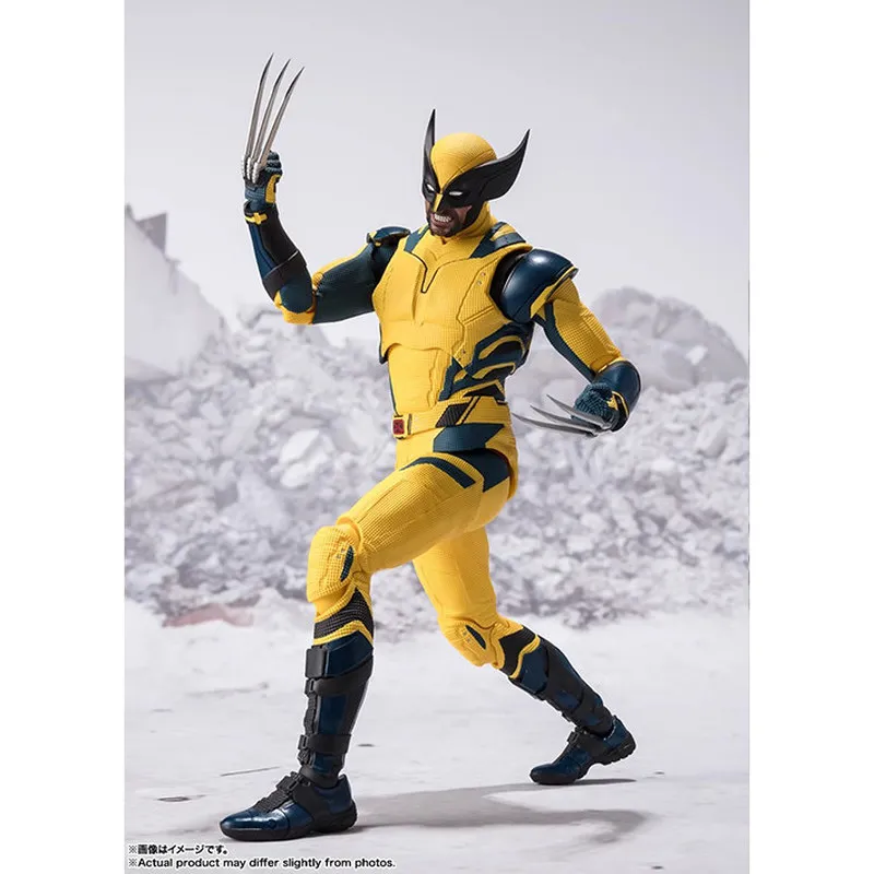

Genuine S.H.Figuarts Wolverine Marvel Deadpool & Wolverine Movie Version Articulated Action Figure Collectible For Superhero Fan