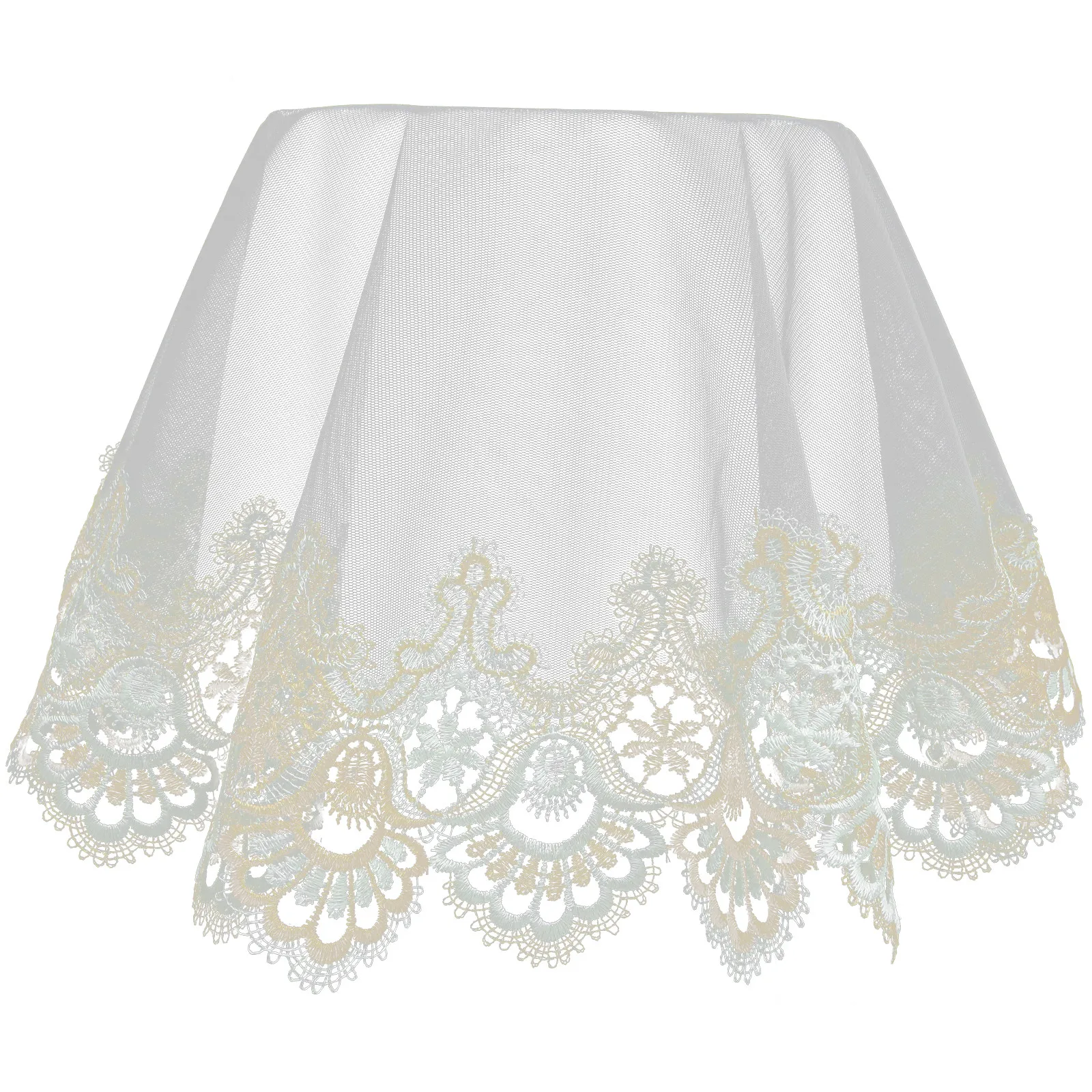 

Кружевной абажур для настольной лампы, защита от пыли, декор для дома, тюлевая накидка на светильник, украшение для спальни