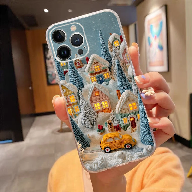 حافظة هاتف Carcasa Funda لهاتف iPhone 17 Pro Max Air 16 15 14 13 Pro Max 15 16 Pro 15Plus حافظة مشهدية لشجرة الفن الفرنسية