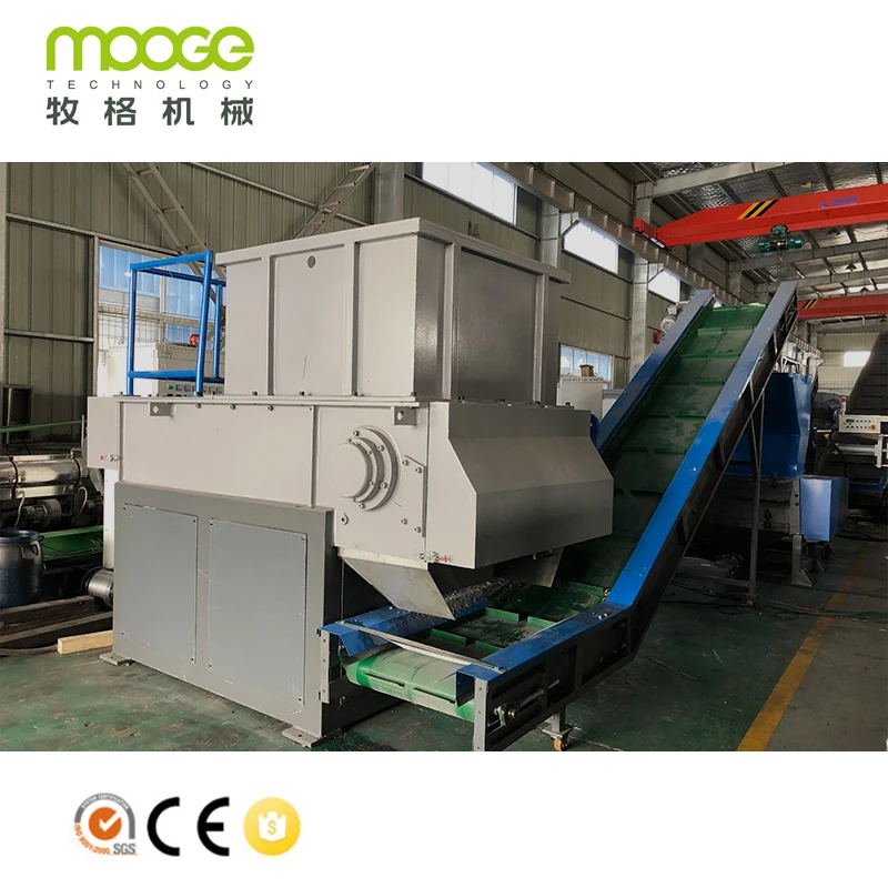 Strong Single Shaft Shredder for Waste Material Recycling