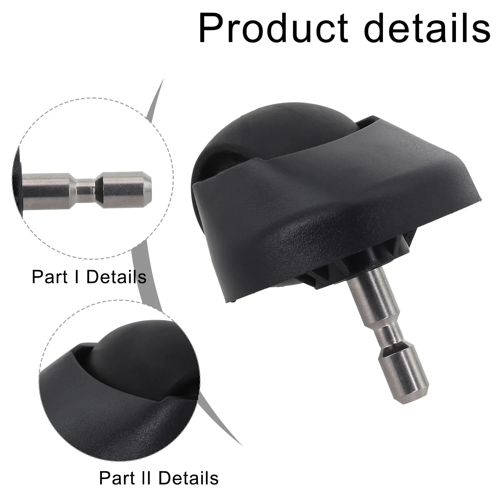 Caster Assembly Front Castor Wheel For Conga 3490 3290 4090 3690 Vacuum Cleaner Spare Parts Replacement Accessories