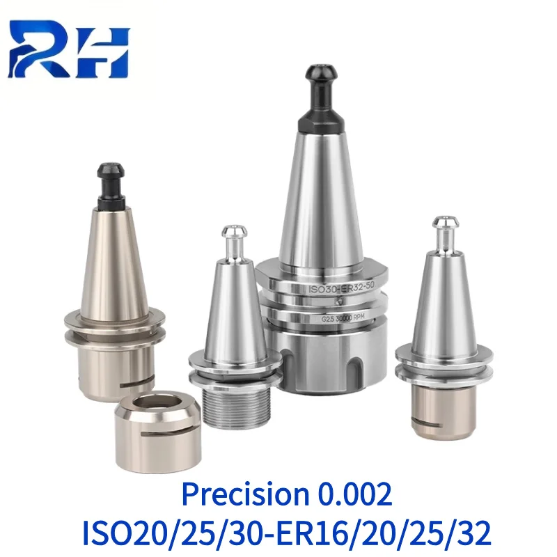 Precision 0.002  ISO20 ISO25 ISO30 ER16 ER20 ER25/32 CNC Chuck Engraving Machine Spindle Carving Tools Wood Working Tool Holder