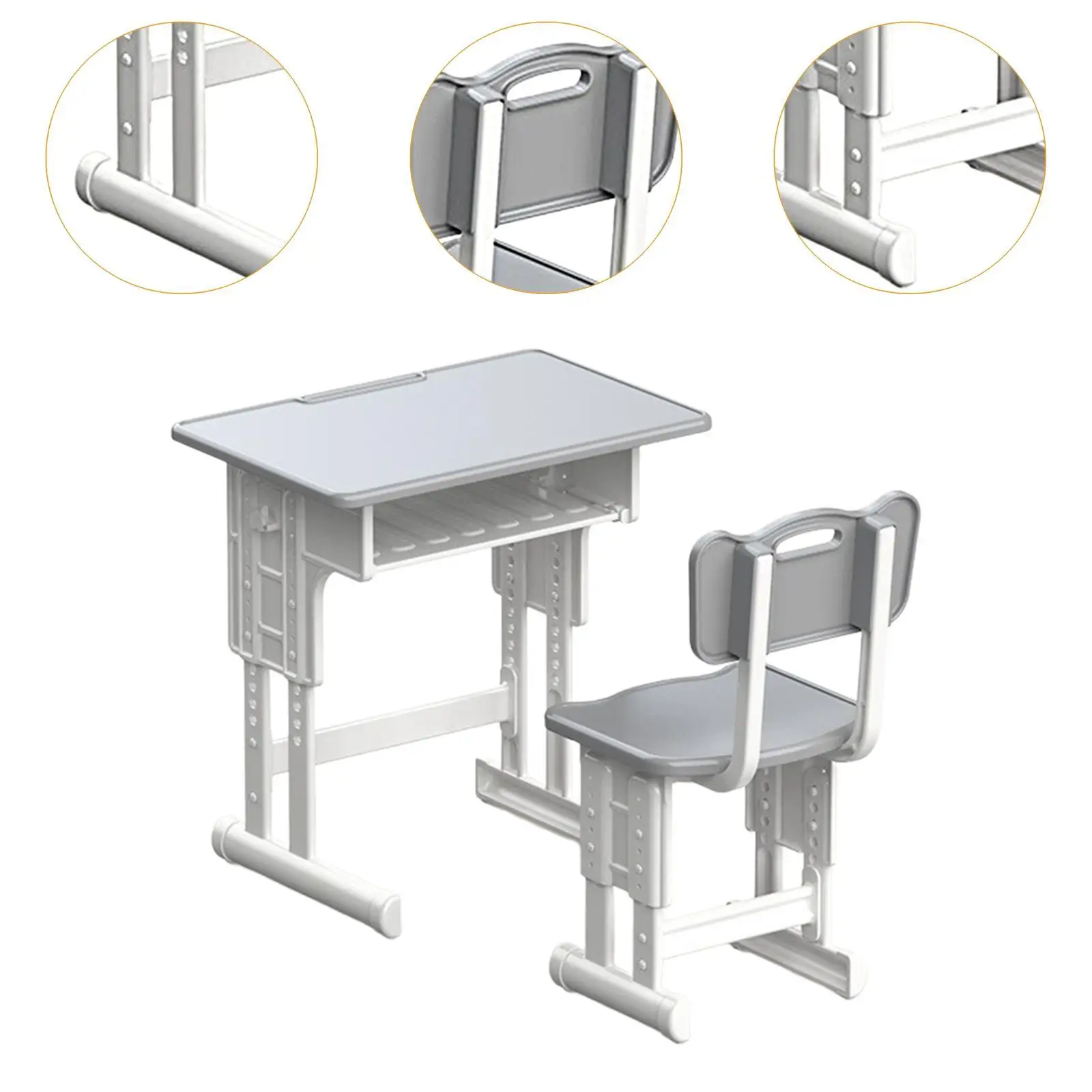 Ensemble de bureau et chaise Race House, accessoires de décoration, échelle 1/12